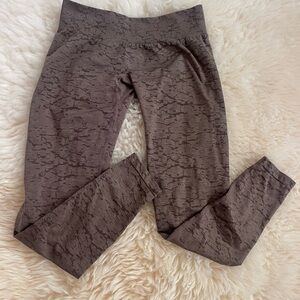NVGTN Brown Patterned Leggings